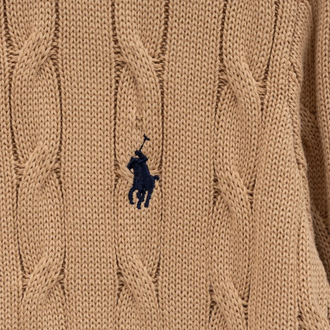 P320 top version (different currencies). You can scan the code to enter the official website. Style: Ralph Lauren POLO Ralph Lauren small label embroidered knitted old money style zipper cardigan jacket. Color: Picture color. Size: S-XL. Fabric: pure cotton. Accessories: full set of customized accessories. No gender distinction. Same style for men and women.